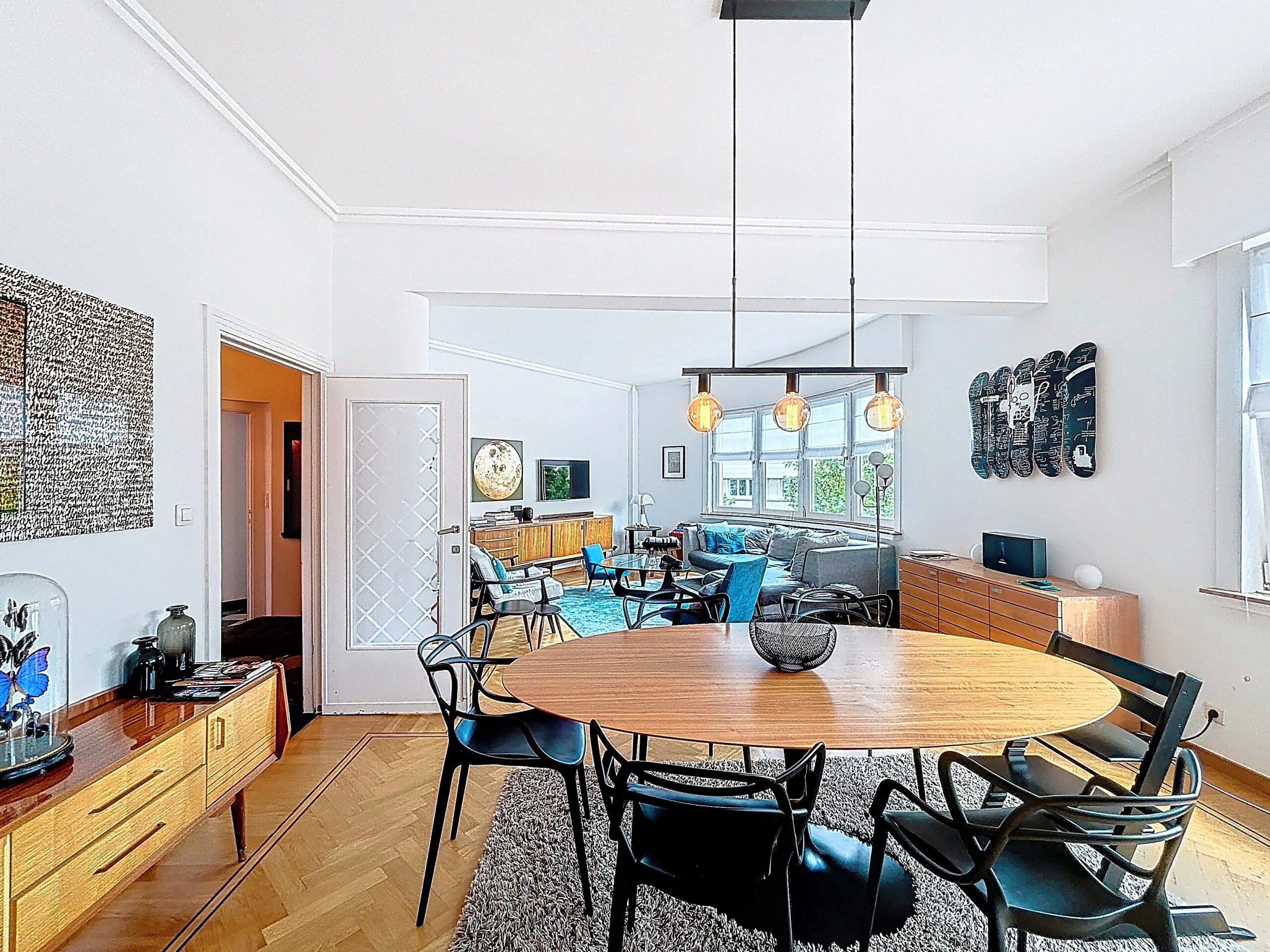 Molière/ Place Constantin Meunier – Appartement Art Déco rénové à vendre